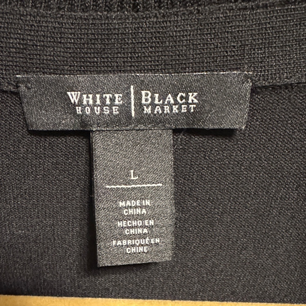 White House Black Market Black Women's Cardigan - Picture 2 of 6